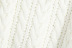 El chaleco de punto de las mujeres blancas sin mangas del jersey del v-cuello al por mayor del punto del cable del otoño NSAM3844