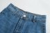 pantalones casuales de pierna ancha de cintura alta de otoño NSAM3920