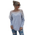 women s hot sale new round neck pullover sweater women autumn and winter long-sleeved shirt wholesale NSDF3931