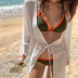 Korean new sexy split swimsuit ladies triangle bikini hot spring swimwear  NSHL3947