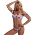 Nuevo traje de baño dividido bikini de tres puntos con espalda hermosa triángulo sexy NSHL3994