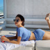 bikini de cintura alta de dos piezas traje de baño sexy protector solar traje de baño de vacaciones NSHL4007