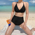 wholesale new Korean bikini sexy slim high waist split swimsuit women bikini NSHL4016