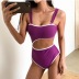   sexy hollow cover belly open back one-piece bikini NSHL4022