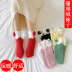 calcetines de lana de coral del mercado vendedor caliente NSFN4085