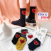Calcetines de mujer Calcetines de algodón para mujer Calcetines coreanos de tubo de otoño e invierno NSFN4092