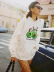 women s autumn and winter Christmas avocado loose large size hooded sweater NSSN4161