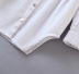 vestido estilo camisa de mezclilla con botones y solapa retro NSAM4198