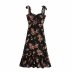  Bowknot Lace Waist Thinning Retro Dress  NSAM4226