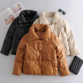 Fashion Warm Leather Padded Jacket  NSAM4284