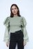 wholesale autumn stitching knitted women s sweater top NSAM4300