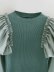 wholesale autumn stitching knitted women s sweater top NSAM4300