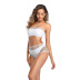 new solid color sexy mesh stitching bikini swimsuit suit NSHL4318