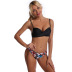 women s split swimsuit sexy shoulder strap printed bikini  NSHL4322