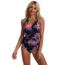  new triangle one-piece backless sexy printed swimsuit NSHL4323