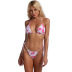 sexy three-point bikini new tie-dye bikini strap show chest and hip swimsuit NSHL4326