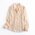 wholesale bow professional fairy long-sleeved blouse NSAM4330