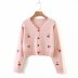 wholesale autumn and winter cherry embroidery ladies knitted cardigan sweater NSAM4343