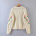 wholesale autumn handmade chain link sweater women s knitted cardigan jacket NSAM4344