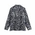 autumn animal print blouse shirt  NSAM4370