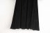 vestido de cintura de viento maduro ligero con solapa de encaje de terciopelo negro NSAM4371