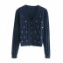 wholesale autumn embroidered knitted cardigan jacket  NSAM4378