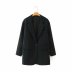 wholesale women s shoulders long one button suit suit loose casual jacket  NSAM4387