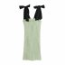  bow decorated elastic sling tight dress  NSAM4413