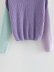 wholesale autumn color matching women s knitted sweater top  NSAM4415