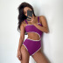  one-piece cover belly slim sexy conservative small chest gathered bikini  NSHL4459
