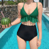 Korean bikini sexy high waist split swimsuit  NSHL4504