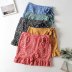  ruffled slim fit all-match thin floral skirt  NSAM4521