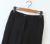 Pantalones de traje casual negros Pantalones casuales de mujer NSAM4523