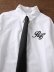 white shirt design drape top  NSAM4524