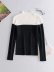 wholesale new stitching high-neck slim slimming knit top bottoming shirt NSAM4526