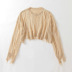 wholesale hollow hole short pullover blouse sweater NSAM4548