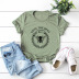 women s plus size round neck comfortable short sleeve top T-shirt NSSN4599
