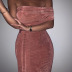 Dress Sexy Tie Blouse High Waist Bust Pleated Skirt Skirt Suit NSAG4677