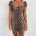  Sexy Low-cut Square Collar Leopard Print Dress  NSAG4686