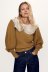 suéter de cuello de costura de otoño suéter de mujer NSAM4770