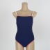  fashion triangle one-piece halter back simple swimsuit NSHL4836