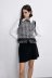 wholesale autumn fringe decorated tweed women s knitted vest NSAM4900