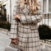  autumn and winter long-sleeved collar double-breasted woolen coat  NSYD4911