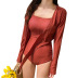  long-sleeved one-piece two-piece swimsuit NSHL4925