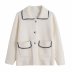 Wholesale summer small fragrant mink wool women s knitted cardigan jacket NSAM4987