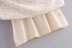  Printed Square Neck Tie Elastic Waist Puff Sleeve Dress NSAM5016