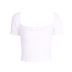 summer square neck short sleeve T-shirt  NSAM5070