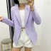 wholesale fashion slim small suit jacket one button fragrant taro suit NSAM5076