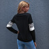  long-sleeved round neck sweater NSAL5174