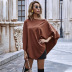  off-shoulder long-sleeved knitted top NSDF5193